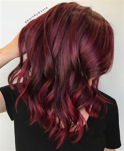 burgundy hair color